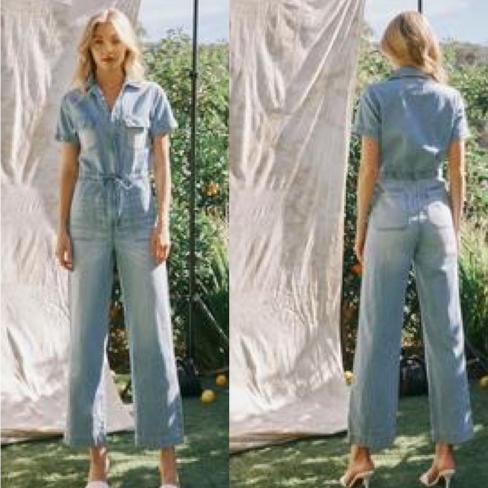 KanCan Wide Fit Denim‎ Jumpsuit